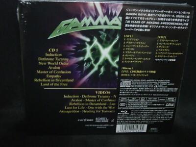 ガンマレイ　プロモ GAMMA RAY 30 Years Live Anniversary JAPAN 2CD + BLU-RAY Helloween