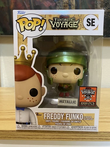 Freddy Funko As Marvin The Martian Metallic LE1000 Online Fantastic Box Of Fun