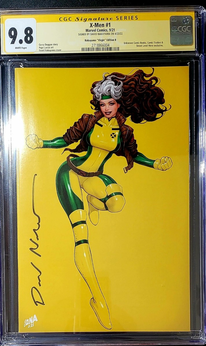 🔥🚨 X-Men #1 9.8 CGC SS Signed David Nakayama Virgin Variant