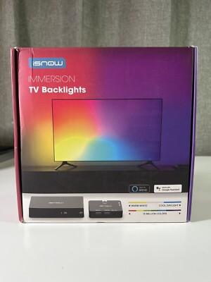iSnow Immersion 65'' TV Backlights WiFi RGB Voice Control Music Sync Model IS-001