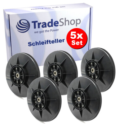 5x Klett Schleifteller Ø225mm für Pattfield PE-710 TBS, Skil Master 7520 MA