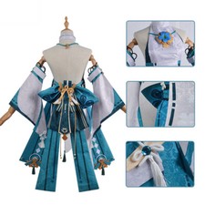Game Genshin Impact Yae Miko Cosplay Costume Deluxe Outfit Halloween Fancy Dress — image 6