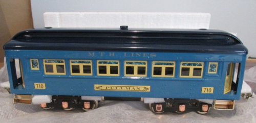 MTH Tinplate Traditions 710 Series Pullman Car 10-8014 2-Tone Blue # 710 MIB