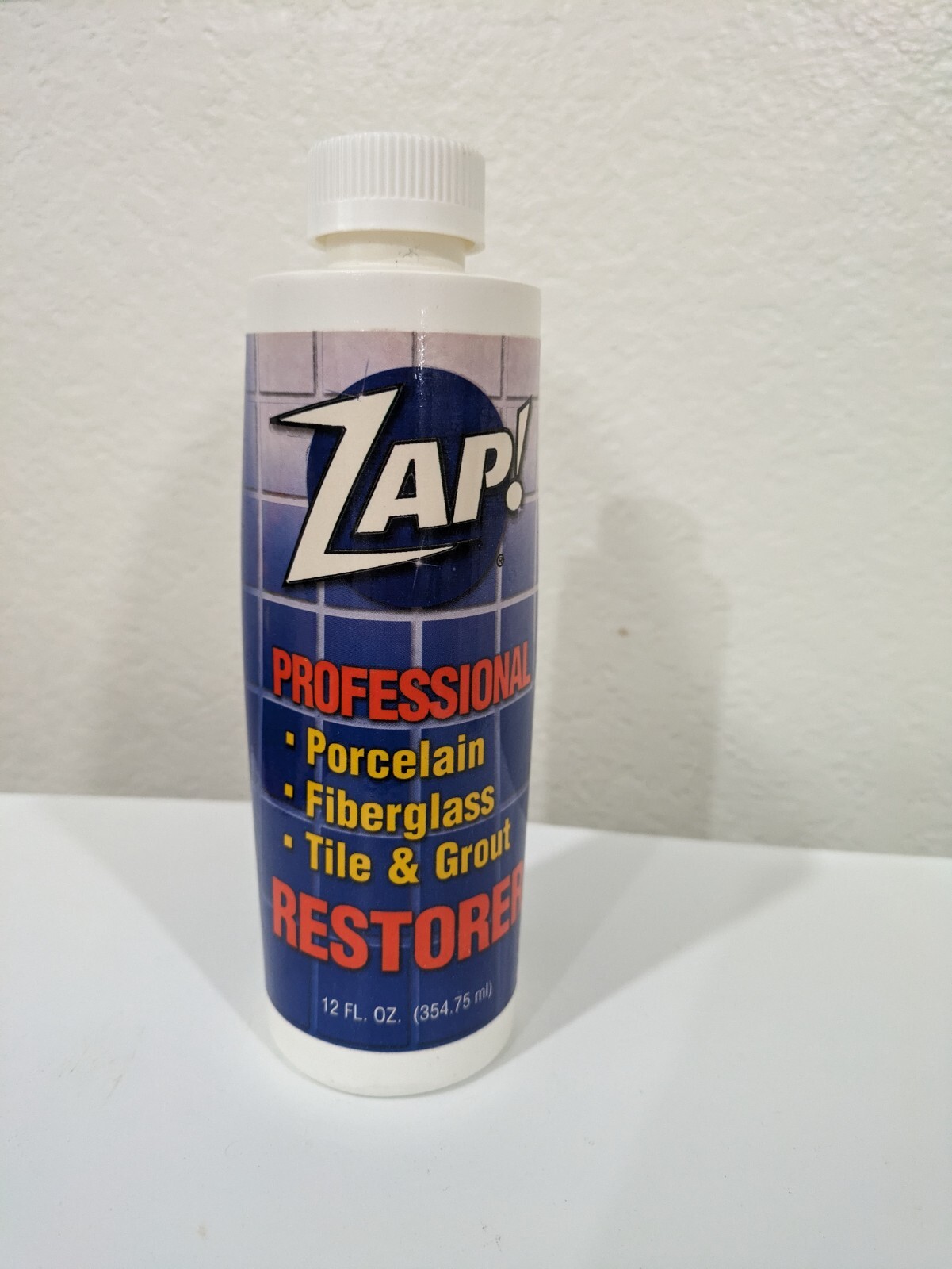Zap! Professional Restorer Cleaner Concentrate 12oz Tile Grout