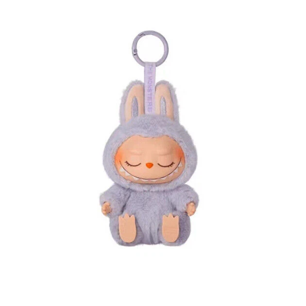 POP MART LABUBU The Monsters Macaron Have a seat Plush Doll Figure Toy Keychain POP MART LABUBU The Monsters Macaron Have a seat Plush Doll Figure Toy Keychain