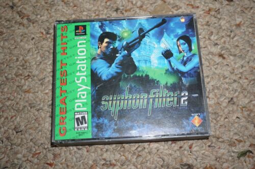 Syphon Filter 2 PlayStation 1 PS1 Greatest Hits Complete INCLUDES