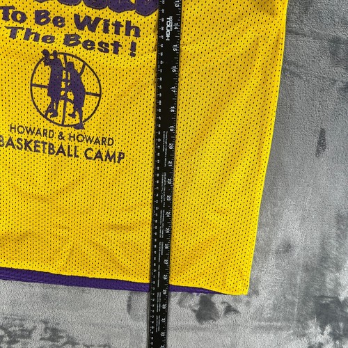 Adidas Basketball Jersey Men L Reversible Dwight Howard Lakers Summer Camp VTG - Picture 8 of 11
