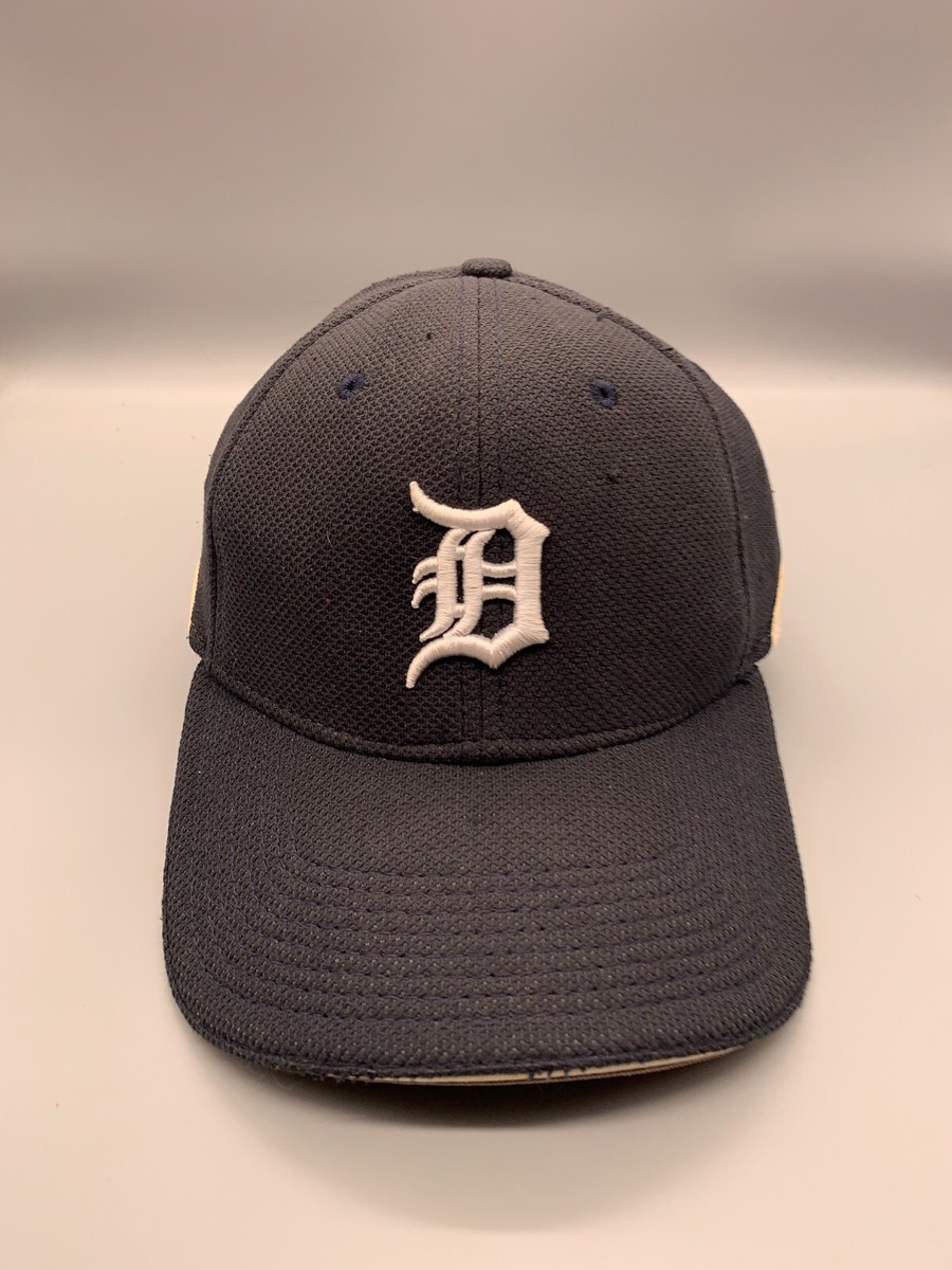Detroit Tigers Hat Cap Fitted Medium Large Blue New Era Blue Box