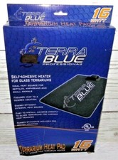 TERRA BLUE UNDER-TANK TERRARIUM HEAT PAD 16 WATT 8" X 12"