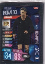 Topps Match Attax Extra CL 19/20 2019/20 CC 11 Cristiano Ronaldo Champion