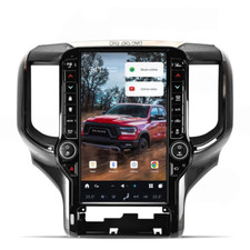 13.6" Tesla Stereo Gps Touch Screen Head Unit For Dodge Ram 1500 2500 2019-2022