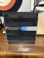Blank VHS Cassette Tapes Mixed Lot Of 8. 5 Sealed 3 Not Sony/ RCA / Etc.