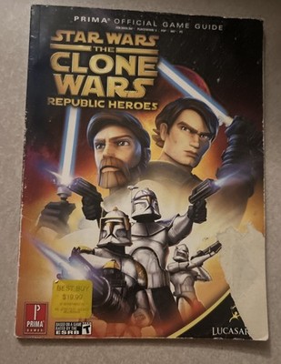 STAR WARS : CLONE WARS - REPUBLIC HEROES GAME MANUAL ONLY