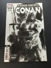 SAVAGE SWORD of CONAN 1 2019 Luke Ross VARIANT B&W Garney, Duggan NM