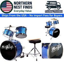 High-Quality 3 Piece Kids Drum Kit with Durable Throne  Sticks - Explore Music 