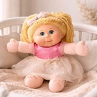Vintage 2004 Cabbage Patch Kid Doll Blonde Hair Blue Eyes Pink Outfit PA-4