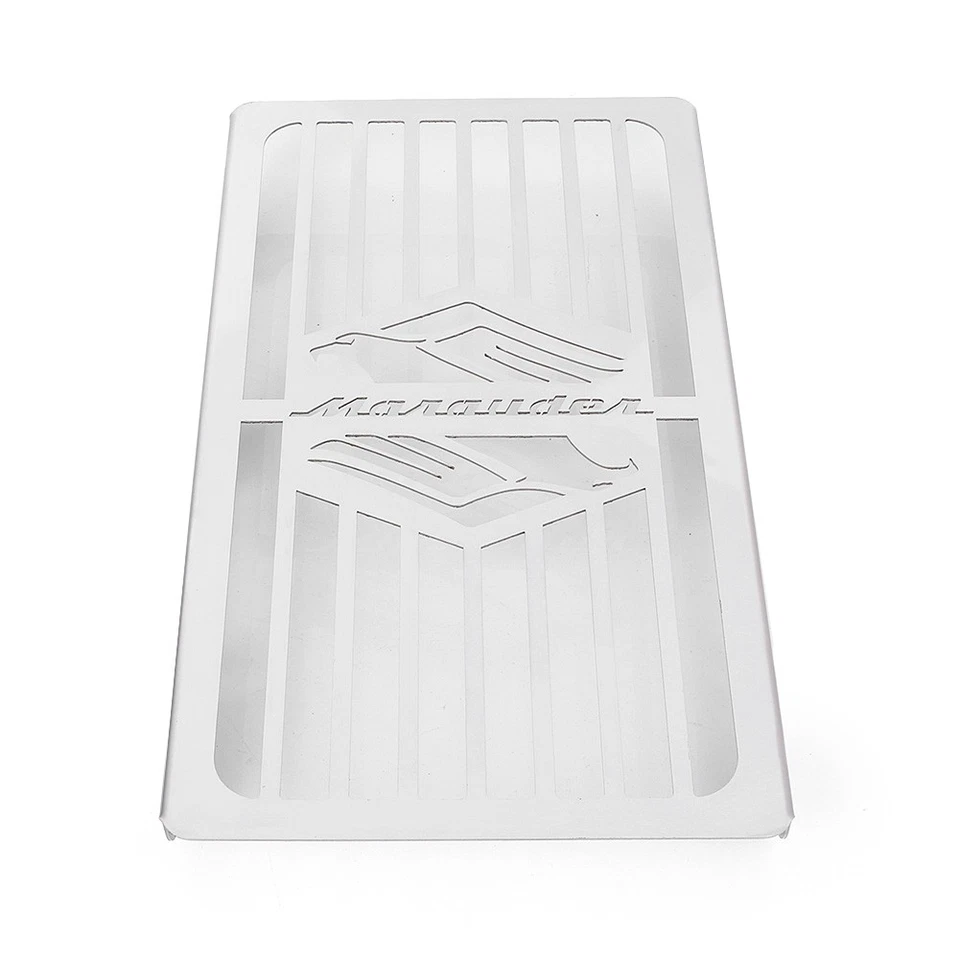 Blade Polished Stainless Radiator Grill Guard Fit 97-04 Suzuki Marauder 800 - Imagem 2 de 4