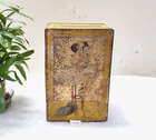 1920s Vintage Lady Holding Doll Gold Flake Cigarette Advertising Tin Box CG698