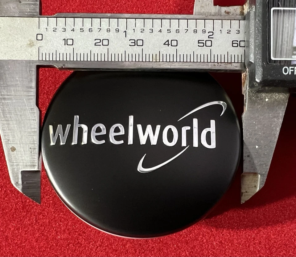 🟢 4x Wheelworld Felgendeckel / Nabendeckel / Felgenkappen 60mm NEU 🟢 - Bild 3 von 4