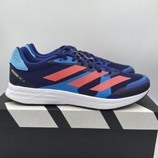 Adidas Adizero RC 4 Blue Red White Lace up Running Sneakers GZ0181 Men Size 10.5