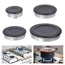 4 Pcs Burner Set Gas Burner Crown & Flame Cap Kitchen Gas Stove Burners Cooker