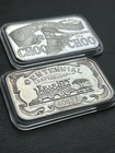 * Rare * Chattanooga Choo-Choo Train 2 Oz 999 Silver Art Bar Set Vintage SN A627