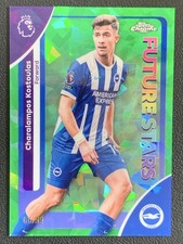 Charalampos Kostoulas 2025-26 Topps Chrome Sapphire Premier League Green /99 #50