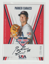 2019 Panini USA-Parker Caracci Autograph /499-Toronto Blue Jays