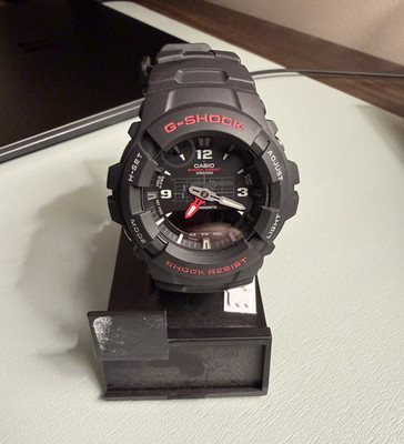 Casio G-SHOCK G-100 Men's Analog Quartz Watch, Shock/Magnetic Resist, 200m WR