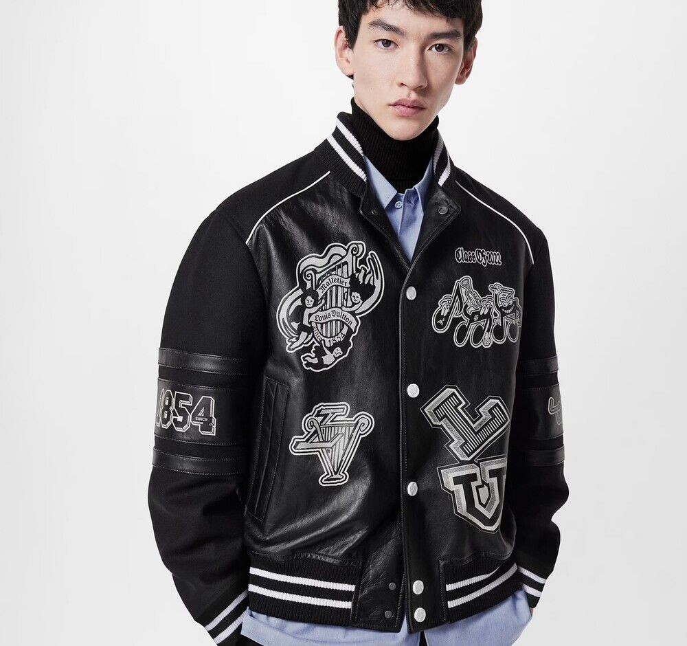 Louis Vuitton Varsity Multi-Patch Bomber Jacket 1… - image 10