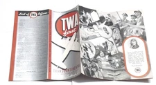 Transcontinental & Western Air TWA First Air Line Timetable Brochure April 1937