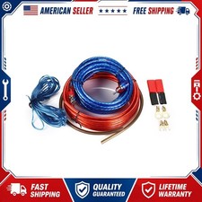 Car Audio Cable Kit 1500W Amp Amplifier Install RCA Subwoofer Sub Wiring 8 Gauge
