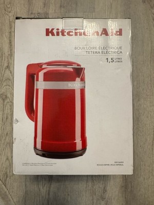 KitchenAid 1.5 Liter Electric Kettle with dual-wall insulation - KEK1565 Red New