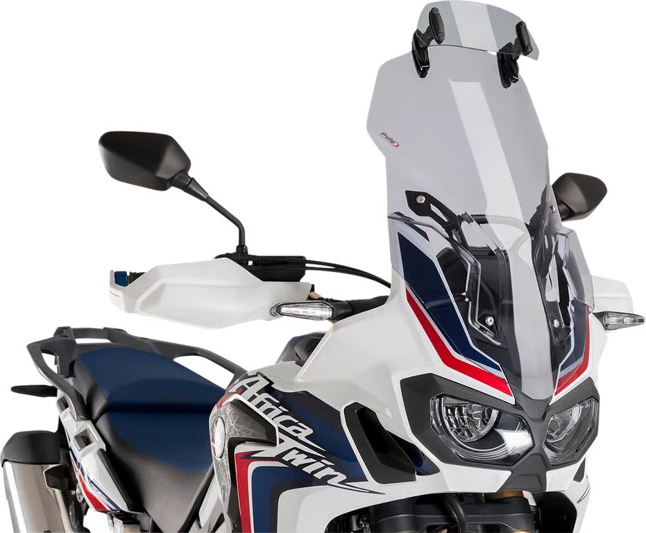 Visera con clip PUIG - 230 mm - Humo Motocicleta Bicicleta de calle Moto de tierra 6319H Foto 4 de 4