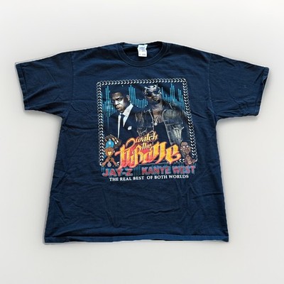 Watch The Throne Shirt Mens XL Kanye West Jay-Z Parking Lot Rap Tee Y2K Vintage