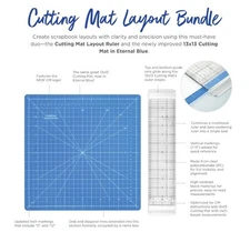 Creative Memories Custom Cutting Mat Layout Bundle 13x13 ADVISOR EXCLUSIVE