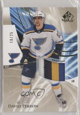 2020-21 Upper Deck SP Game Used Gold Patch 10/25 David Perron #71 Patch 0bl6