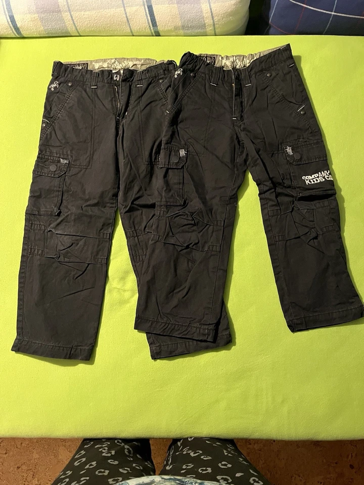 Thermohosen von C&A 116/122  Gebraucht, Guter Zustand, Gefüttert Schwarz - Bild 2 von 4
