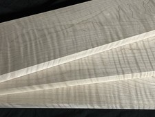 Curly Maple 1.12x6x24" Tiger S4S Lumber Wood Matching SET 118 Thick Stock