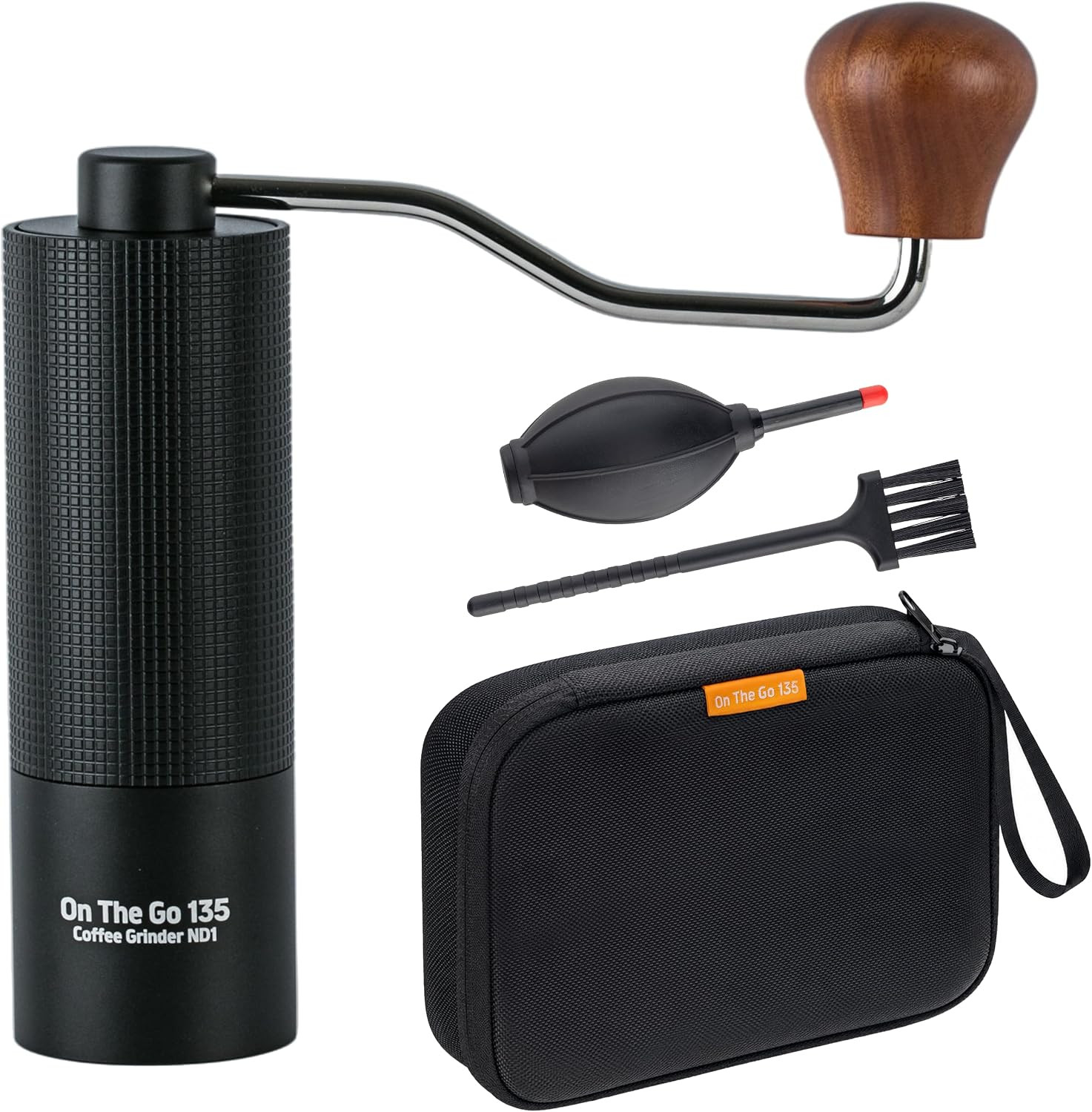 Manual Coffee Grinder - Stainless Steel Conical Burr with Adjustable Setting, Do