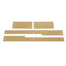 Trim Parts 1961-62 Chevrolet Corvette Sill Plates Spacers Only Pair - 5264