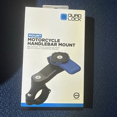 QUAD LOCK Motorcycle/Moto Handlebar Mount - NEW IN BOX - FAST SHIPPING