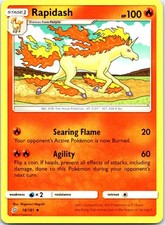 Rapidash 18/181 Uncommon Team Up Pokemon Near Mint