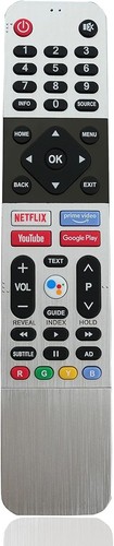 Universal Replacement Remote Control Compatible for Skyworth Android Silver  - Picture 1 of 8