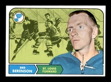 1968 Topps #114 Red Berenson   EXMT+ X3595621