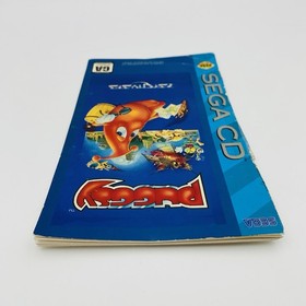 Puggsy Sega CD Instruction Manual Book Only Missing Back Cover Psygnosis Vintage