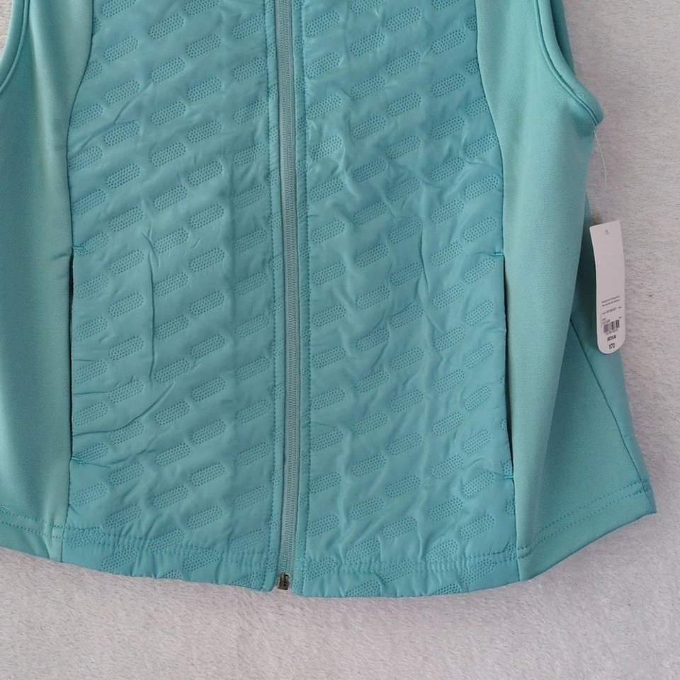 Xersion Womens Teal Packable Lightweight Full Zip Vest Size M - Image 3 of 4
