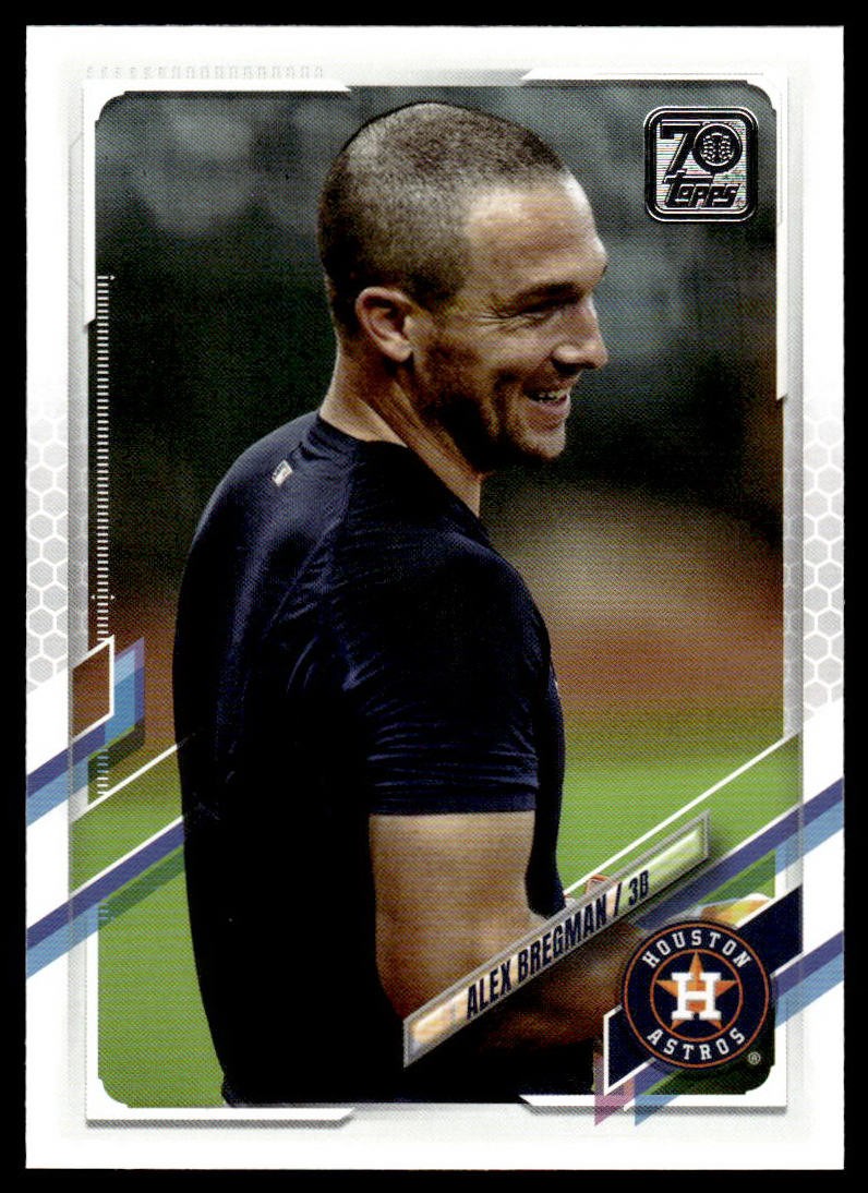 2021 Topps Alex Bregman #297 Image Variation Short Print SP Houston Astros