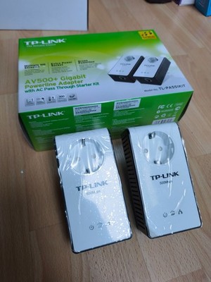 TP-LINK TL-PA551KIT AV500+ Gigabit Power Adapter OVP