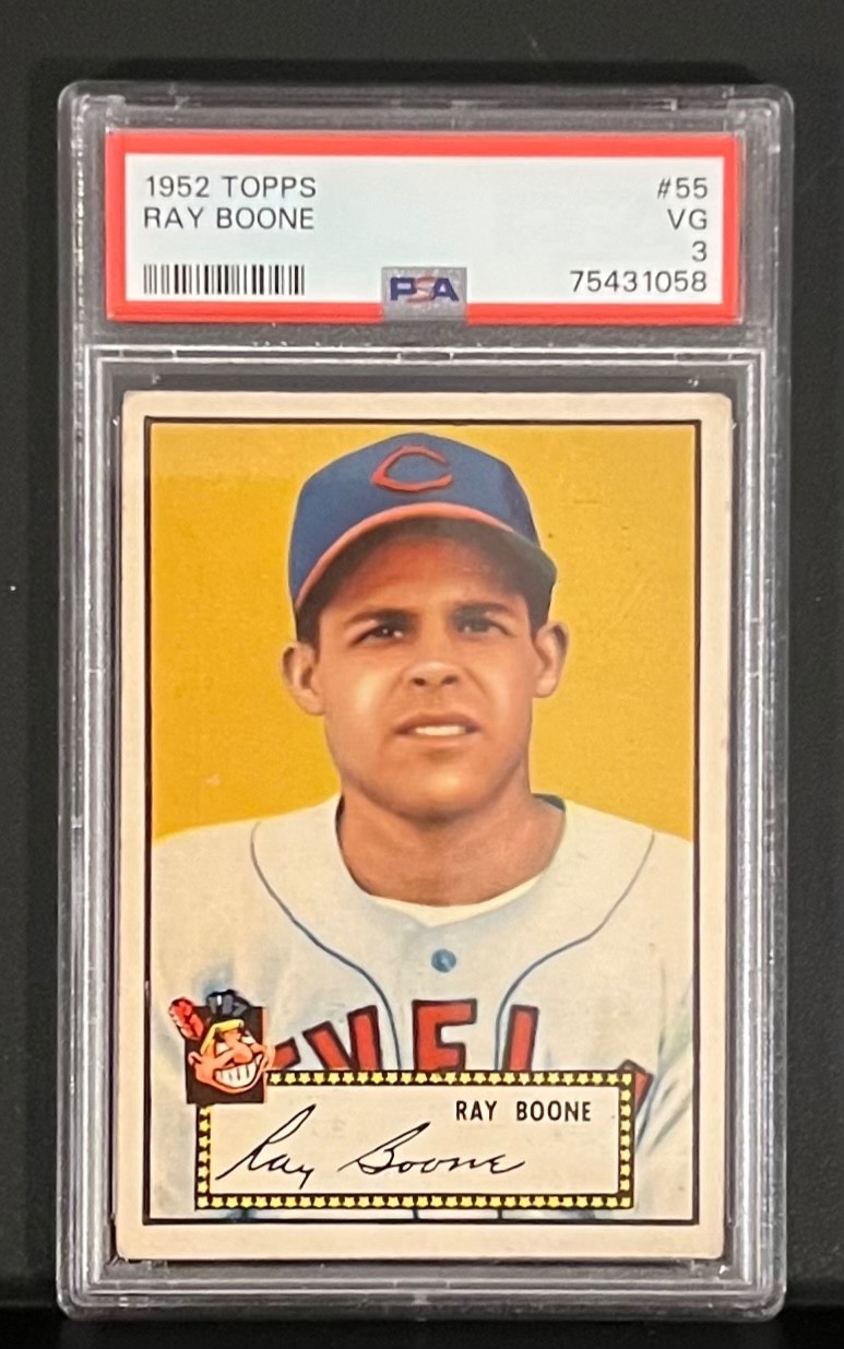 1952 Topps Ray Boone #55 PSA3